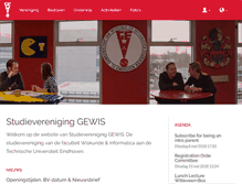 Tablet Screenshot of gewis.nl